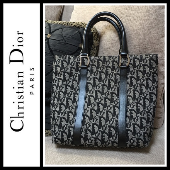 dior monogram tote